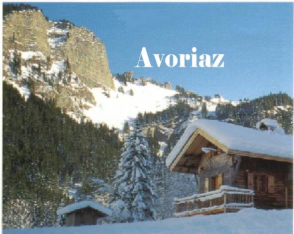 location chalet ski avoriaz